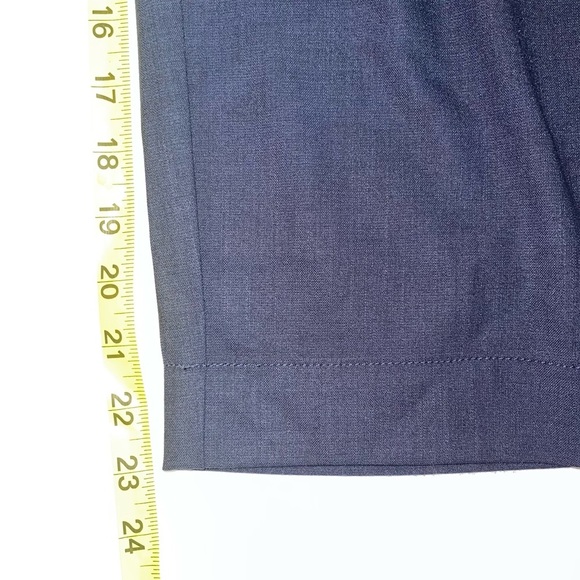 Liverpool Navy Blue Belted Tie Waist Relaxed Fit Cropped Pants 31 Women’s - Picture 10 of 13